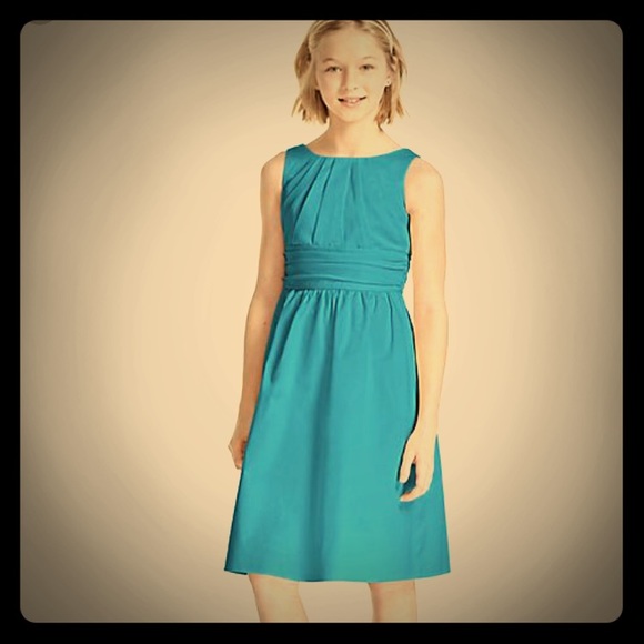 horizon blue flower girl dresses